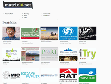 Tablet Screenshot of matrix10.net